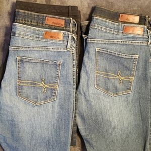5 pair Denizen from Levi's jeans